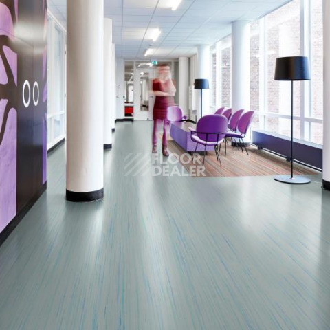 Forbo Marmoleum Decibel on Order 524535 blue stroke фото 2 | FLOORDEALER